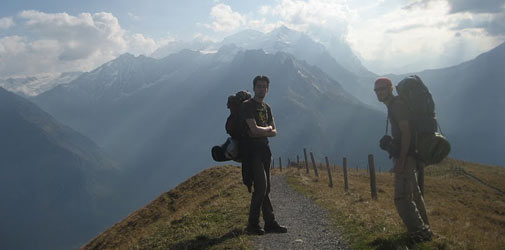 The Swiss Alps.